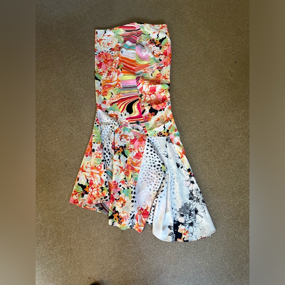 VINTAGE ROBERTO CAVALLI MULTICOLOR MERMAID SKIRT